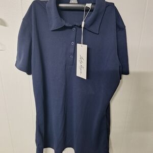 Lady Hagen Navy Golf Polo Shirt (NWT)